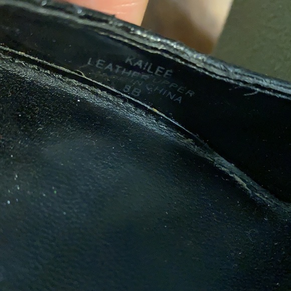 Ralph Lauren Kailee Black Snakeskin Pumps Size 8 - Picture 6 of 11
